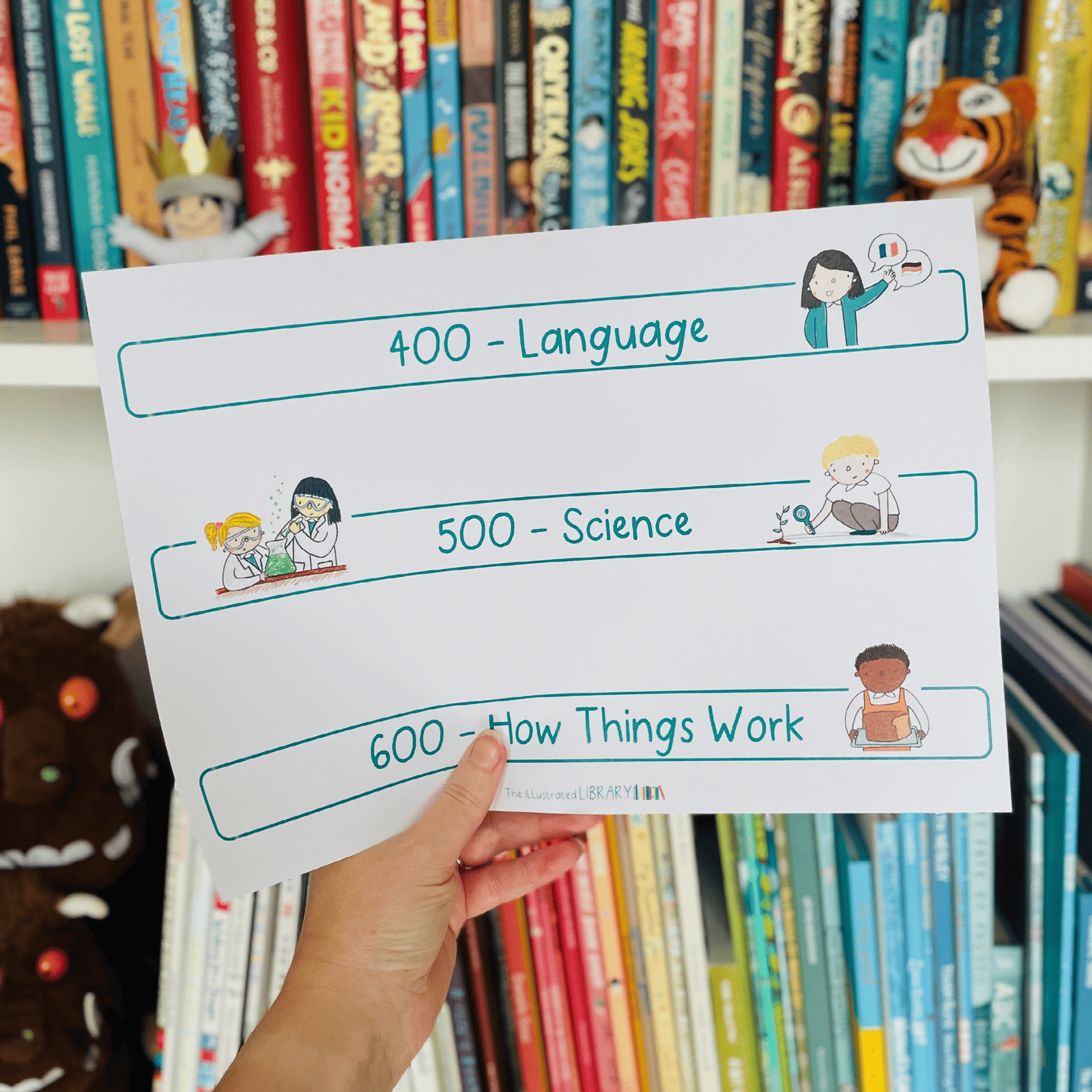 Illustrated Dewey Decimal Shelf Headers - Image 2