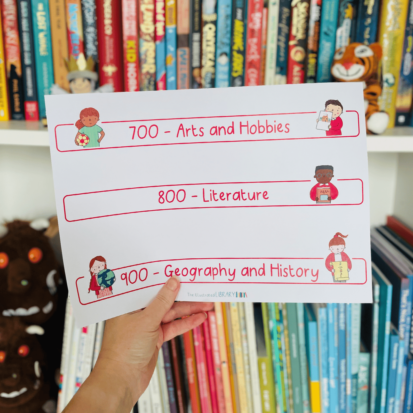 Illustrated Dewey Decimal Shelf Headers - Image 3