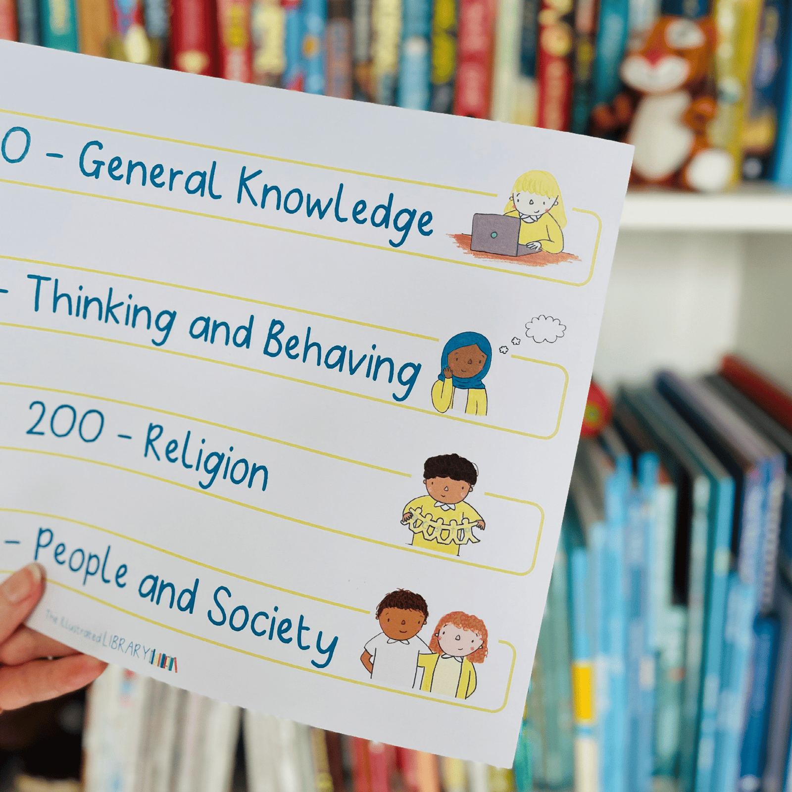 Illustrated Dewey Decimal Shelf Headers - Image 5