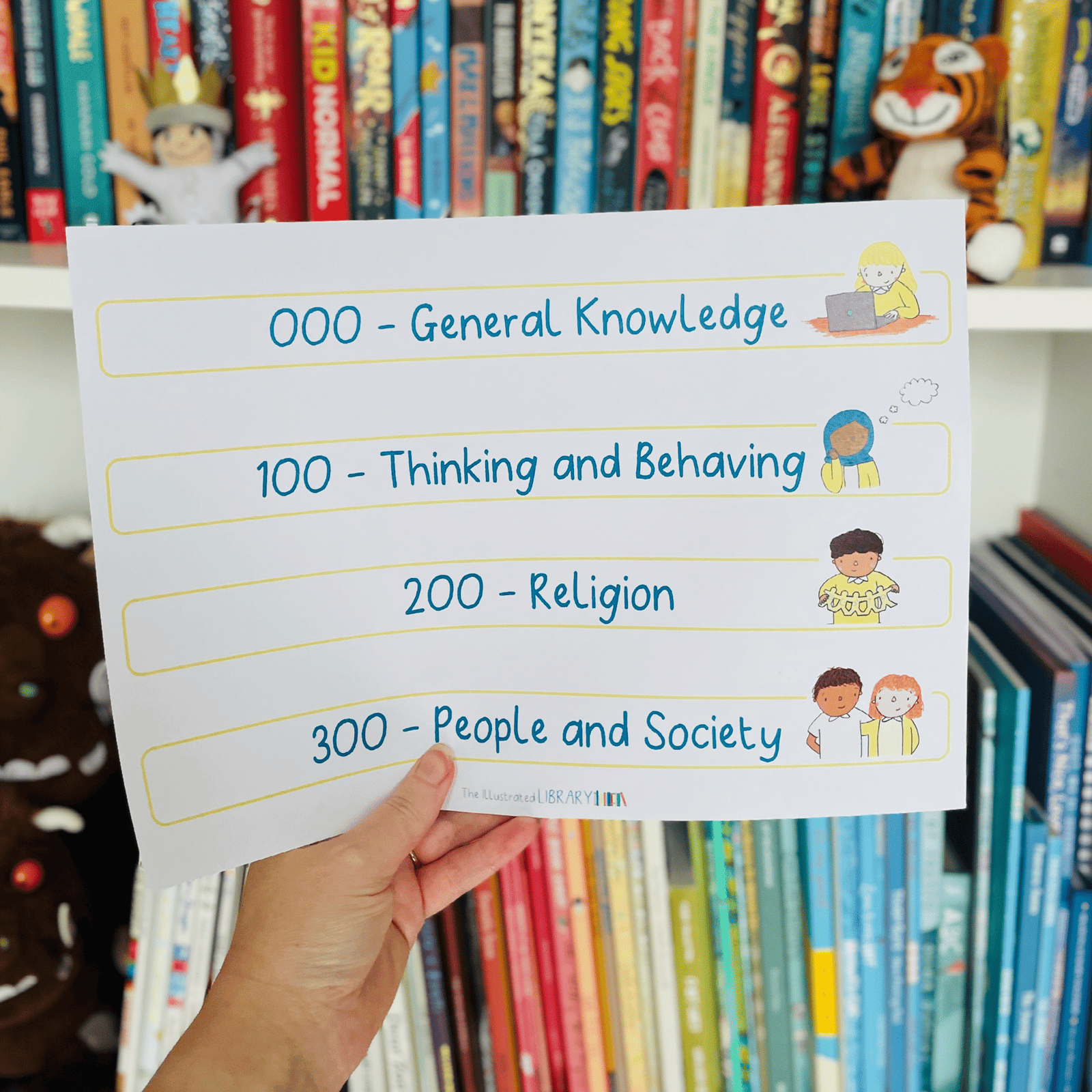 Illustrated Dewey Decimal Shelf Headers - Image 4